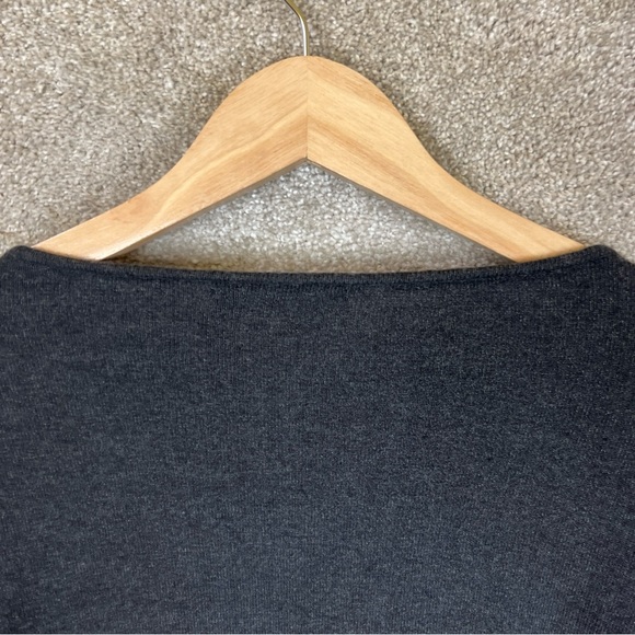 Zara Sweater Womens Small Gray Pullover Flared Sleeve Viscose Blend- 9701* - Picture 9 of 9